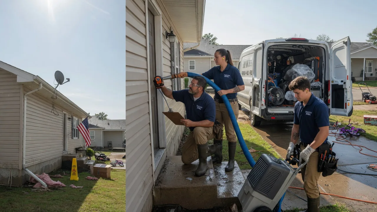 Ceiling Water Damage Restoration in Milton, IA near me